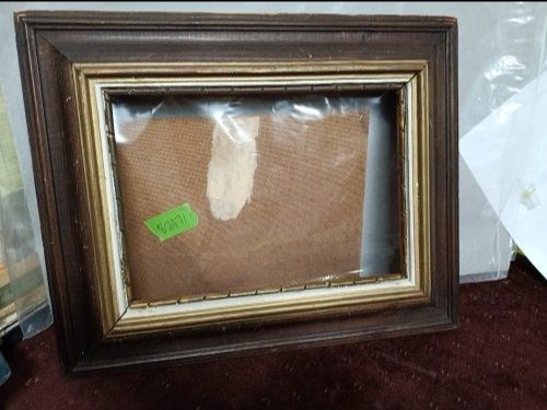 Before this damaged frame was repaired Before this frame was Restored