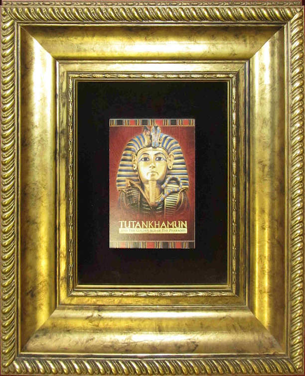 Custom Framed Close-up of the Head of Tutankhamun Head of Tutankhamun