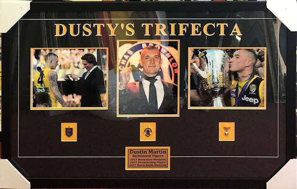 Custom Framed Dusty Martin’s Trifecta Poster Dusty’s Trifecta Poster