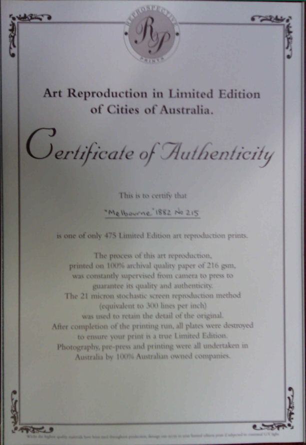 This Limited Edition comes With a Certificate Of Authenticity (COA)